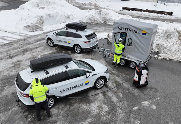 Mobil fordonsladdning vid storstörningsarbete