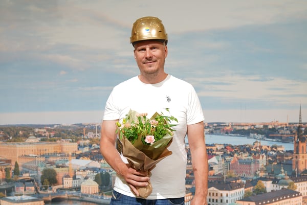 Fredrik Näsman från Vattenfall Services får Guldhjälmen 2026