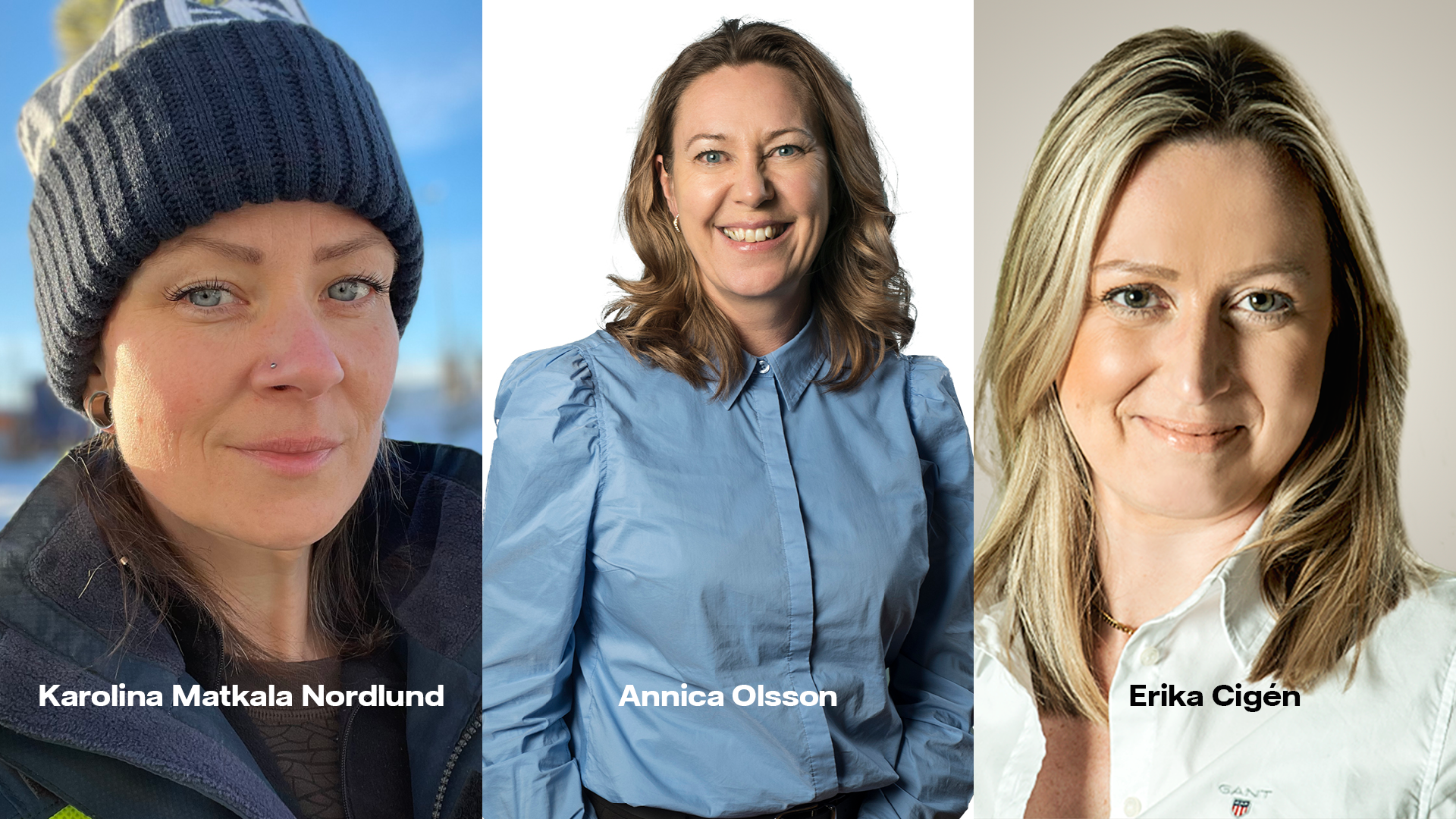 Karolina och Erika och Annica