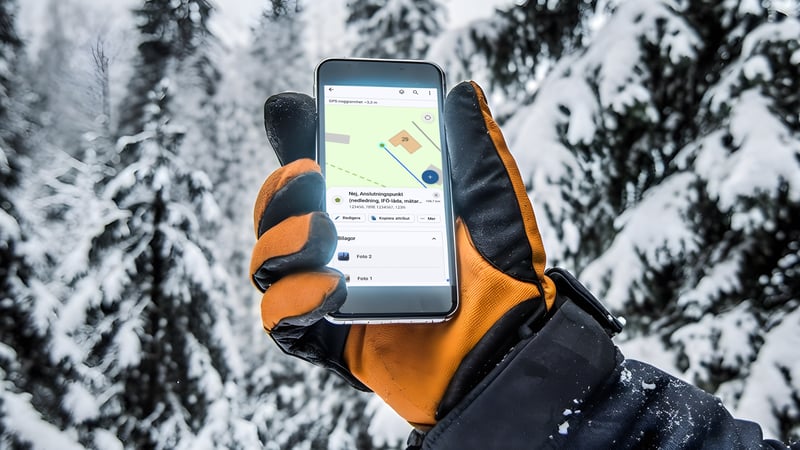 Snabbt utvecklad GIS-app effektiviserade arbetet vid storstörning